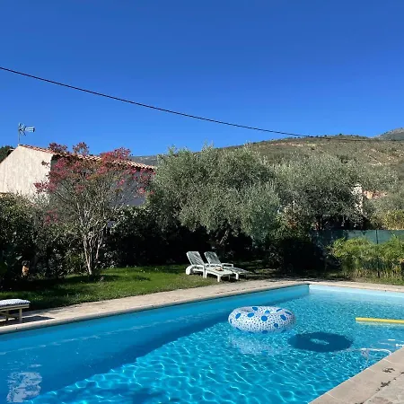 Bas De Villa Avec Acces Piscine Pres De Nice Cannes Monaco Carros Extérieur photo